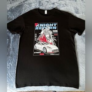 VINTAGE JDM CAR T-Shirt. Size Medium Black T-Shirt